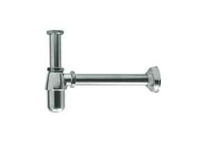 Металлический сифон для умывальника