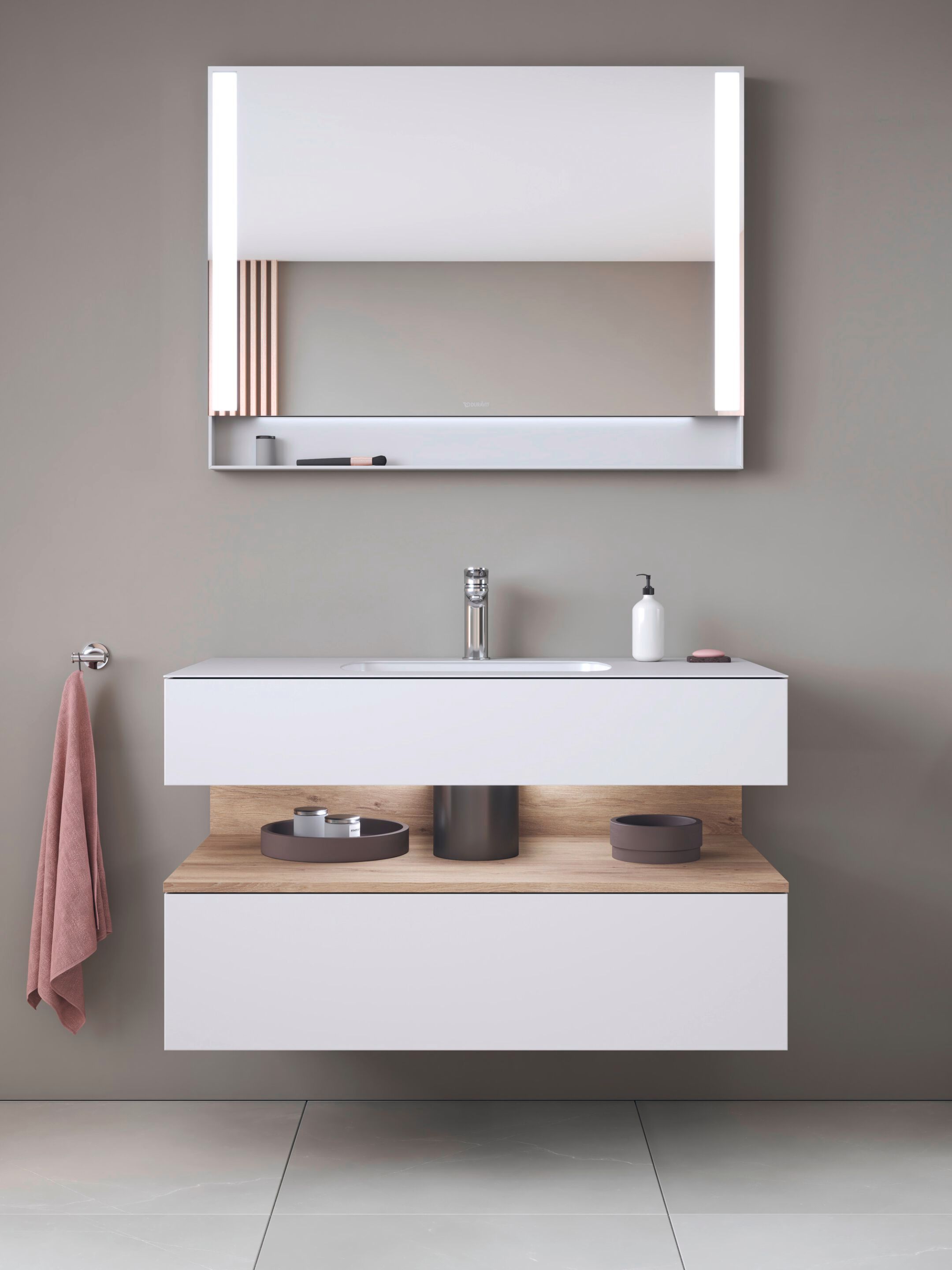 Керамическая прямоугольная встраиваемая раковина Duravit Qatego ARCH-00008089 - Вид №2