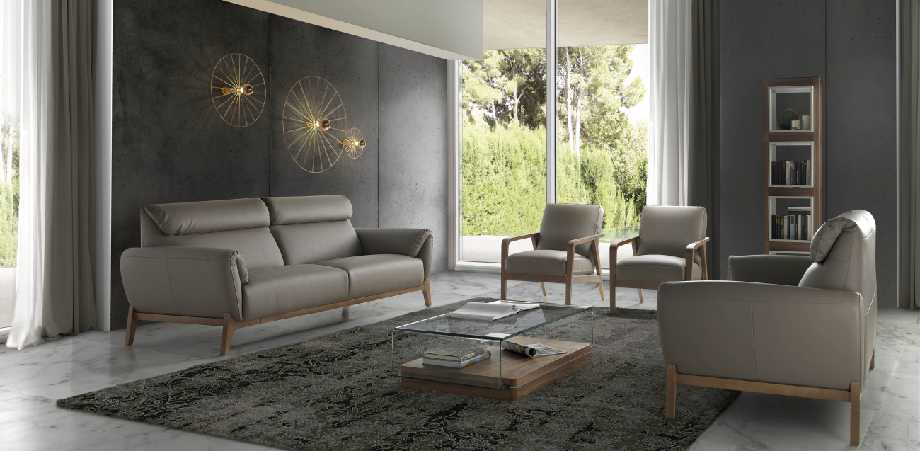 Кресло A1067 от Angel Cerda серое ANGEL CERDA ДИЗАЙНЕРСКИЕ 146912 Серый  - Вид №1