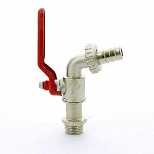 Кран садовый ITAP со штуцером 1/2"х3/4" ручка