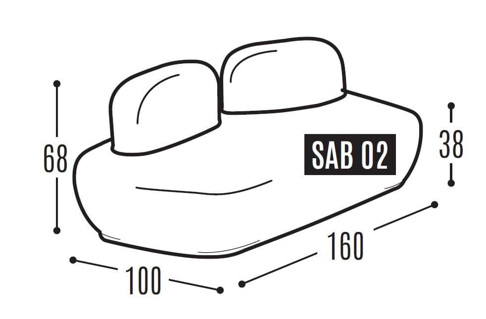 Ткань сад диван In Stock isOnAir ARCH-00048072 - Вид №1