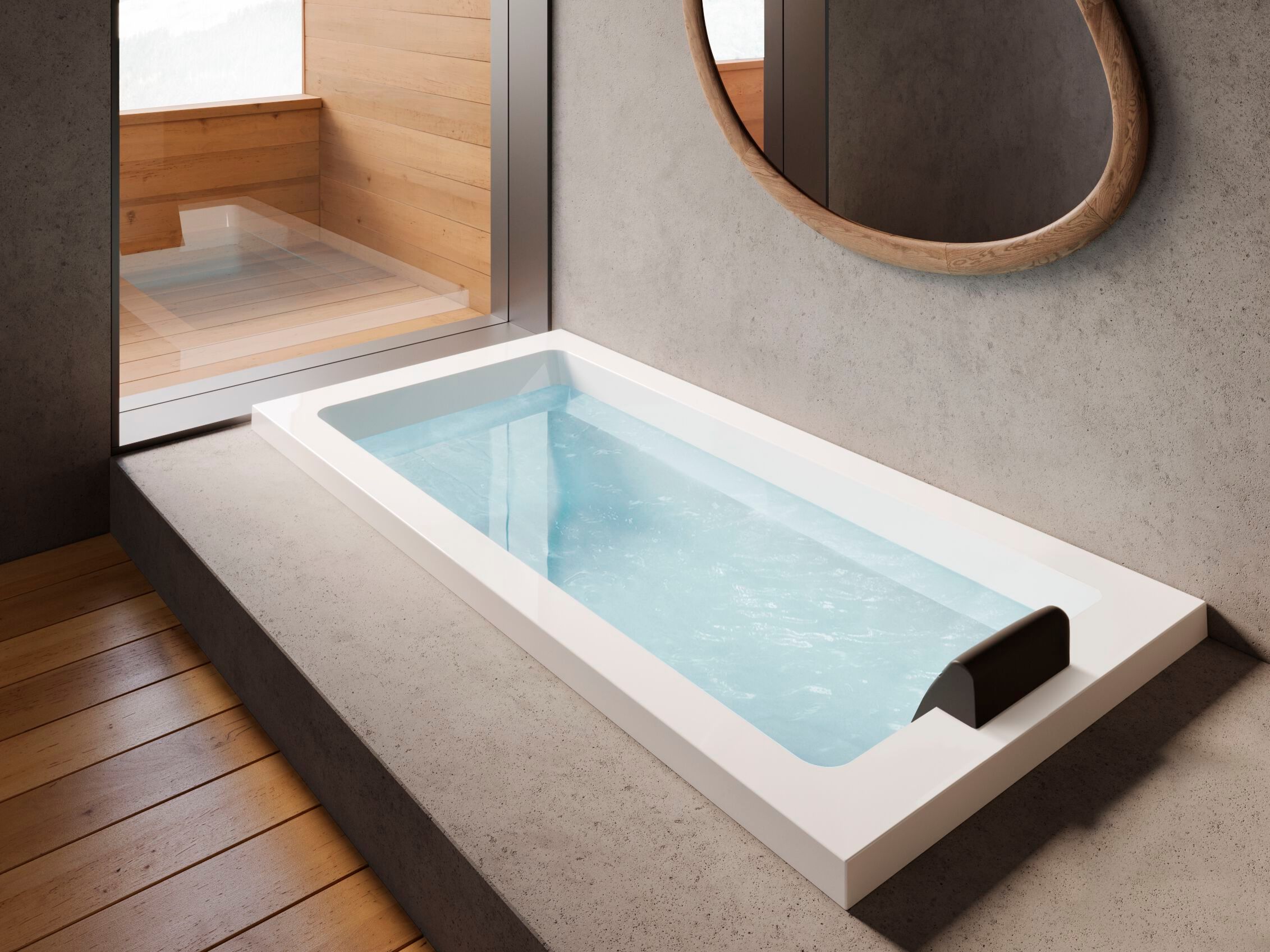 Прямоугольная ванна с гидромассажем Gruppo Treesse мебель для ванной комнаты - стандартные ванны ARCH-00119751