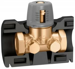 CALEFFI Запорный и предварительный регулирующий клапан  142