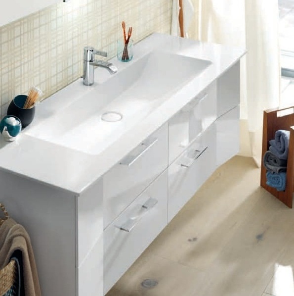 Композиция № 1 Valea Collection комплект мебели для ванной комнаты Burgbad 42335 - Вид №1