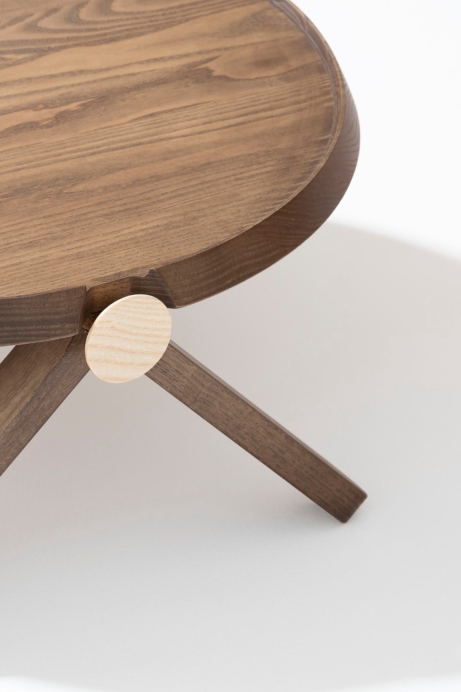 Высокий круглый журнальный столик из ясеня Billiani Lilliput ARCH-00128652 - Вид №7