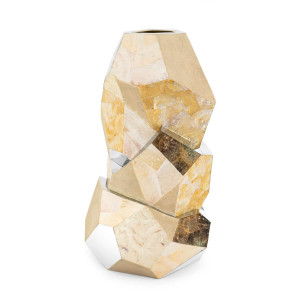 200189-BG ABHIKA ВАЗА ОБОЛОЧКА СМОЛА BEIGE