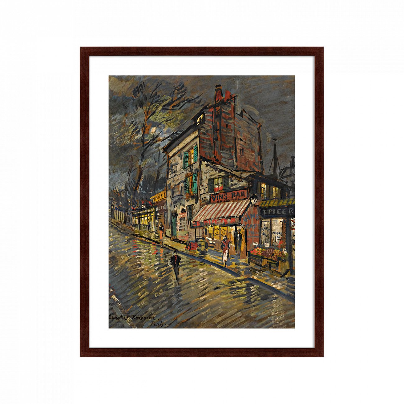 Картина: PARIS BY NIGHT, 1923г. КАРТИНЫ В КВАРТИРУ КАРТИНЫ С ДОМАМИ 264225 Разноцветный  - Вид №1