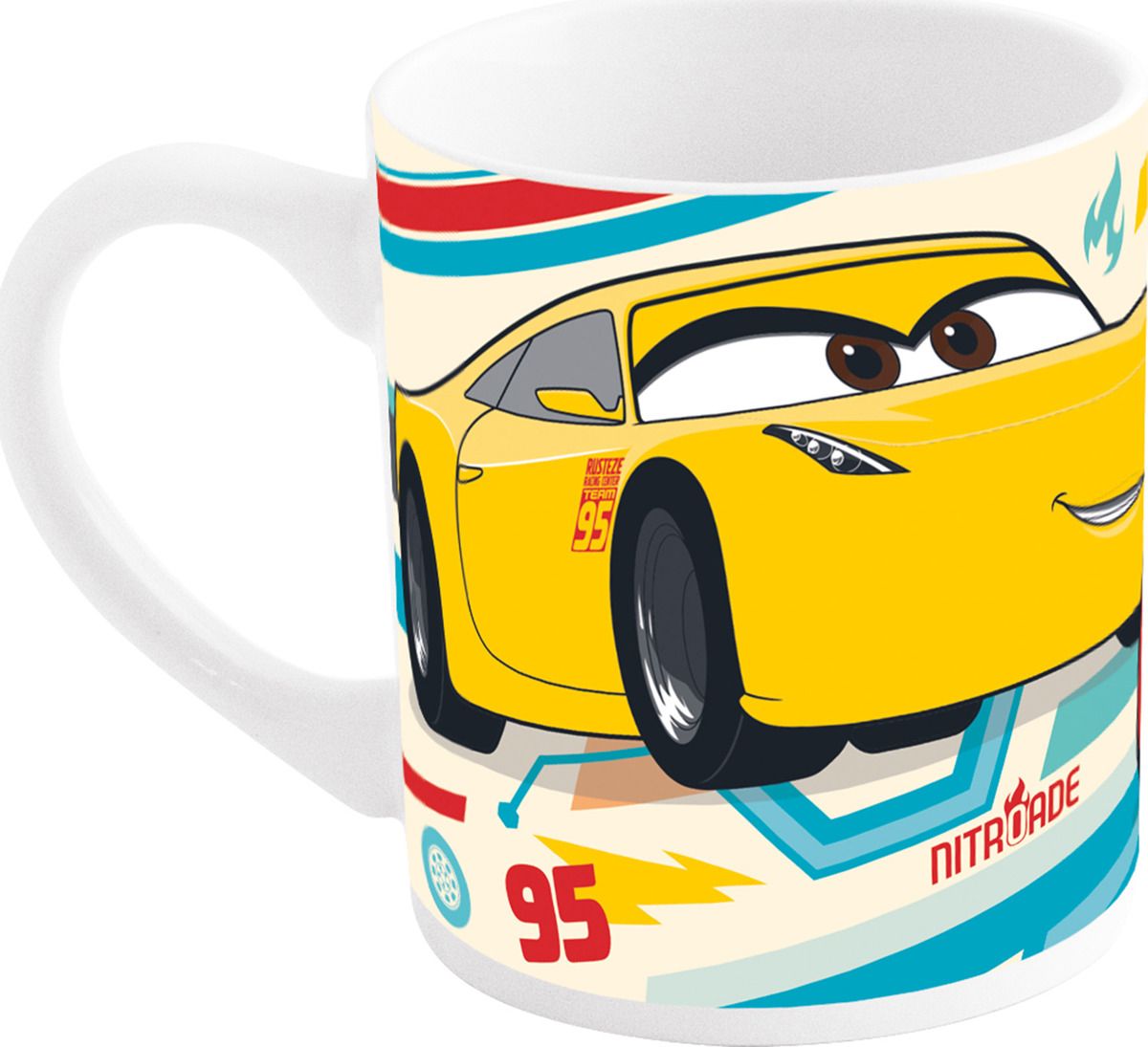 Кружка керамическая "Тачки. Нитро", 220 мл STOR ТАЧКИ 335694 Белый Santreyd  - Вид №1