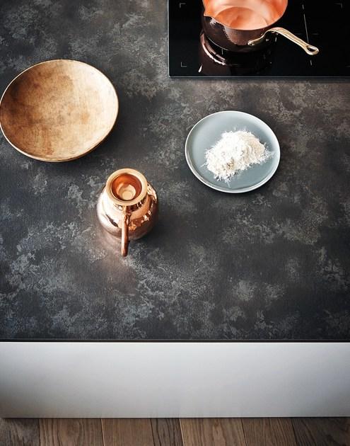 Cesar Лакированная встроенная кухня с меламиновым полуостровом Maxima 2.2 sun-id-1508172 - Вид №3