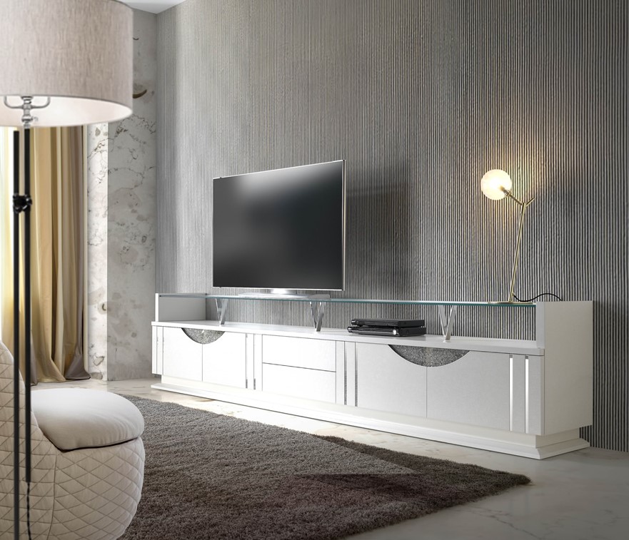 105947 Тумба под ТВ 28099 с основанием Bisel 300 см Llass Kira Santreyd