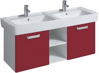 122130000 Подвесная раковина настенная прямоугольная Keramag  белая  - Вид №6