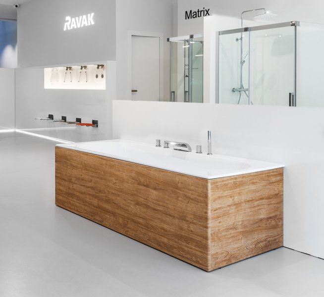 Передняя панель180 для ванны CITY дуб с креплением Ravak X000001060 - Вид №4