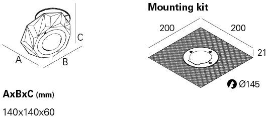 INDELAGUE | ROXO Lighting Регулируемый светодиодный потолочный светильник 6th element sun-id-1366699 - Вид №5