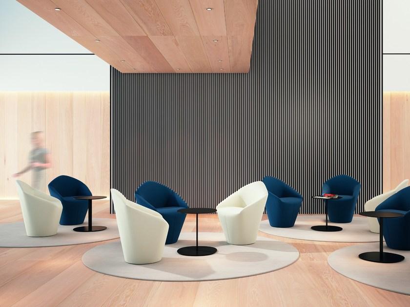 Viccarbe Низкий лакированный журнальный столик из мдф Serra Se50 - Вид №5