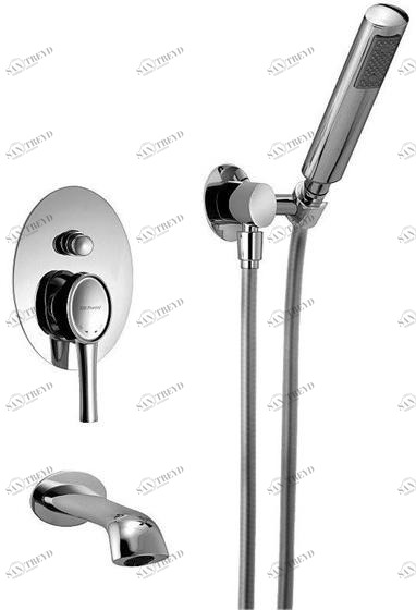 Rubinetterie Frattini Смеситель для ванны, однорычажный, встроенный Delizia sun-id-1460611