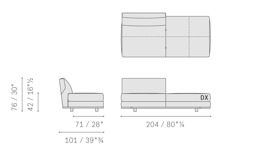 Ткань диван Poltrona Frau коллекция-диваны и кресла ARCH-00054952 - Вид №20