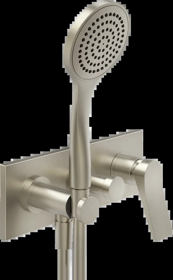 Смеситель для ванны-смеситель для душа 59141 149 Gessi Rilievo МАТОВЫЙ НИКЕЛЬ FINOX