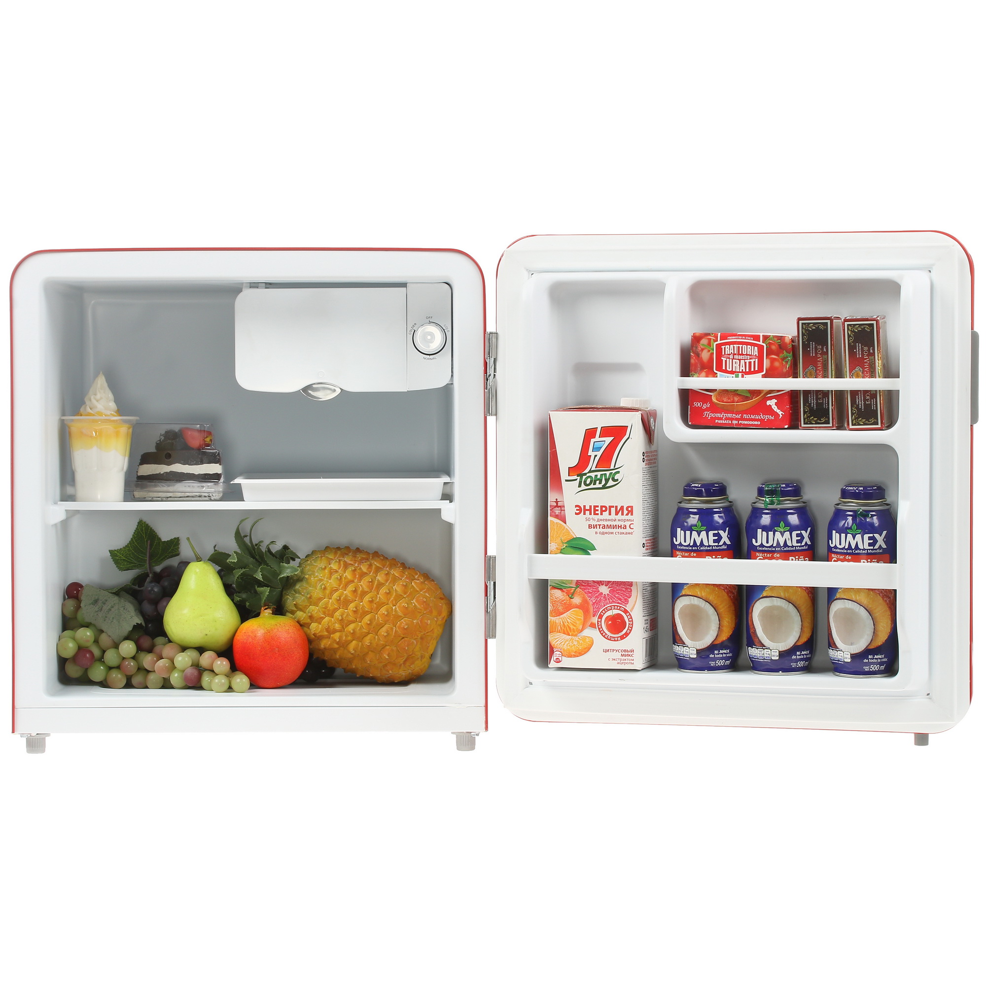4703589 Холодильник компактный   DEXP RF-SD050RMA/R красный STDN-0060247 - Вид №5