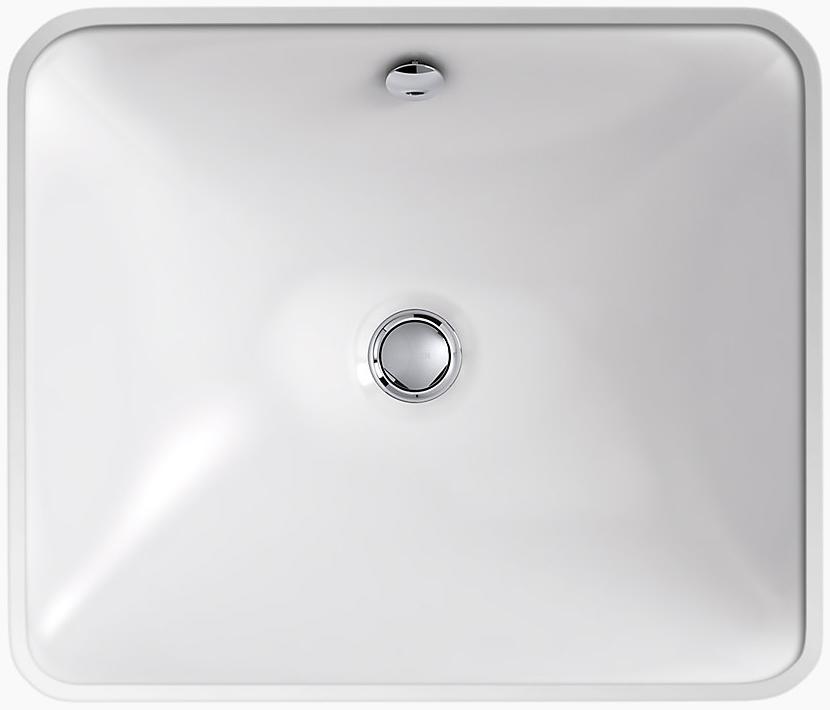 KOHLER Iron Plains Встраиваемая / устанавливаемая под столешницу раковина для ванной комнаты K-5400-NY  - Вид №2