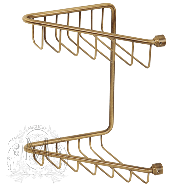 Полка-решетка двойная MIGLIORE Complementi ML.COM.DO-50.112.DO - золото ML.COM-50.112.DO - Вид №2