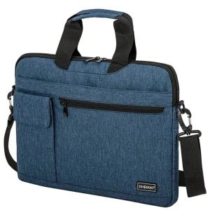 91865848 Сумка портфель HEIKKI Novation 38x28x3 см с отделением для ноутбука полиэстер цвет синий STLM-1442669