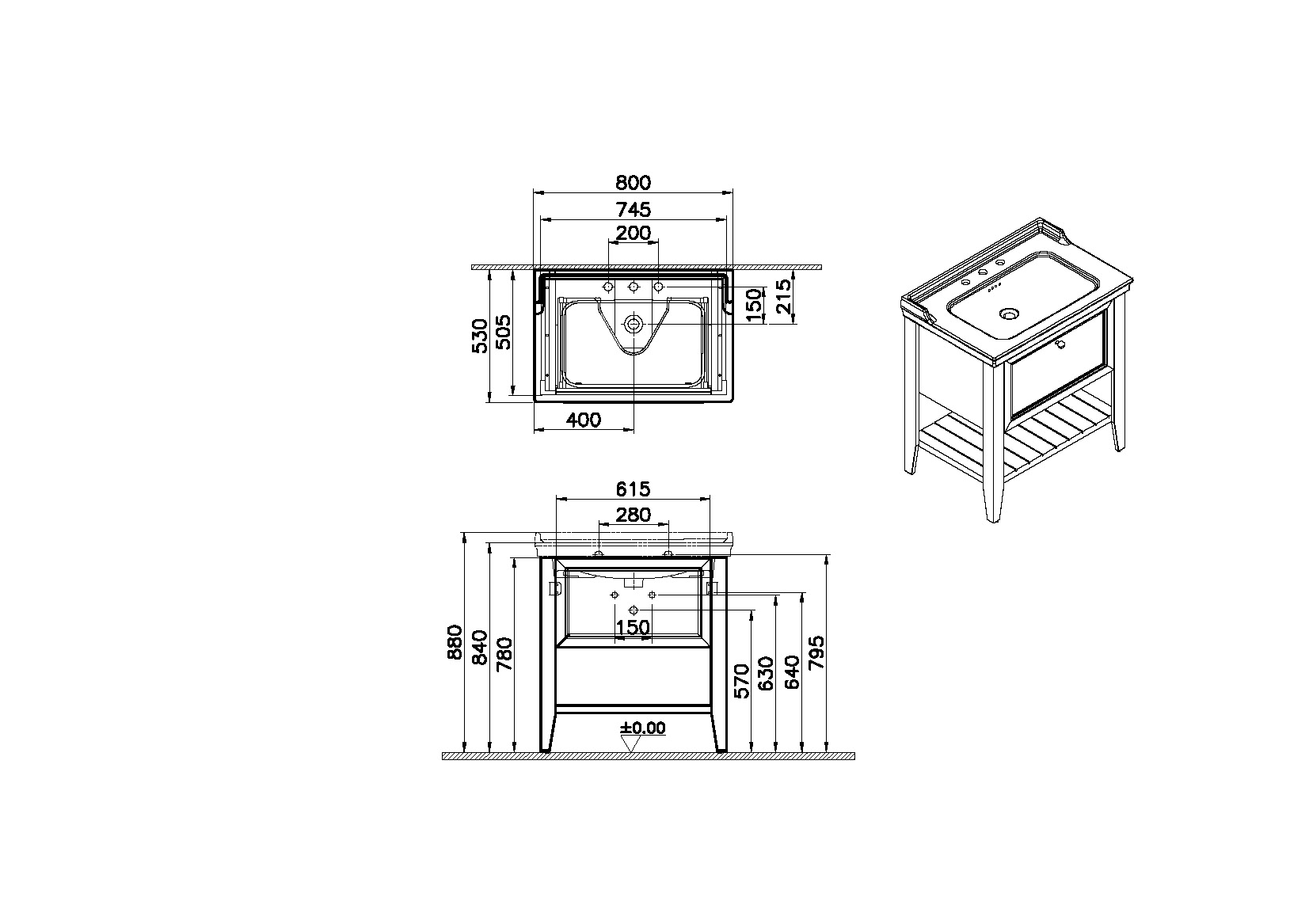 65779 Раковина Vitraglobal Valarte  - Вид №1