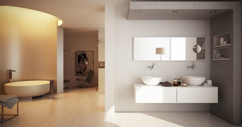 MOMA Design Отдельностоящая круглая ванна с твердой поверхностью Gold Gldt - Вид №1