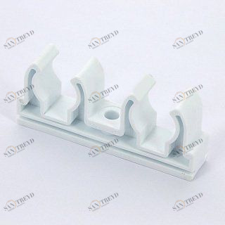 Крепление двойное PRO AQUA полипропилен 25 PA18510P