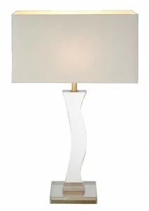 Настольная лампа Ellis 5822 PUSHA КЛАССИЧЕСКИЕ 061987 Белый;прозрачный