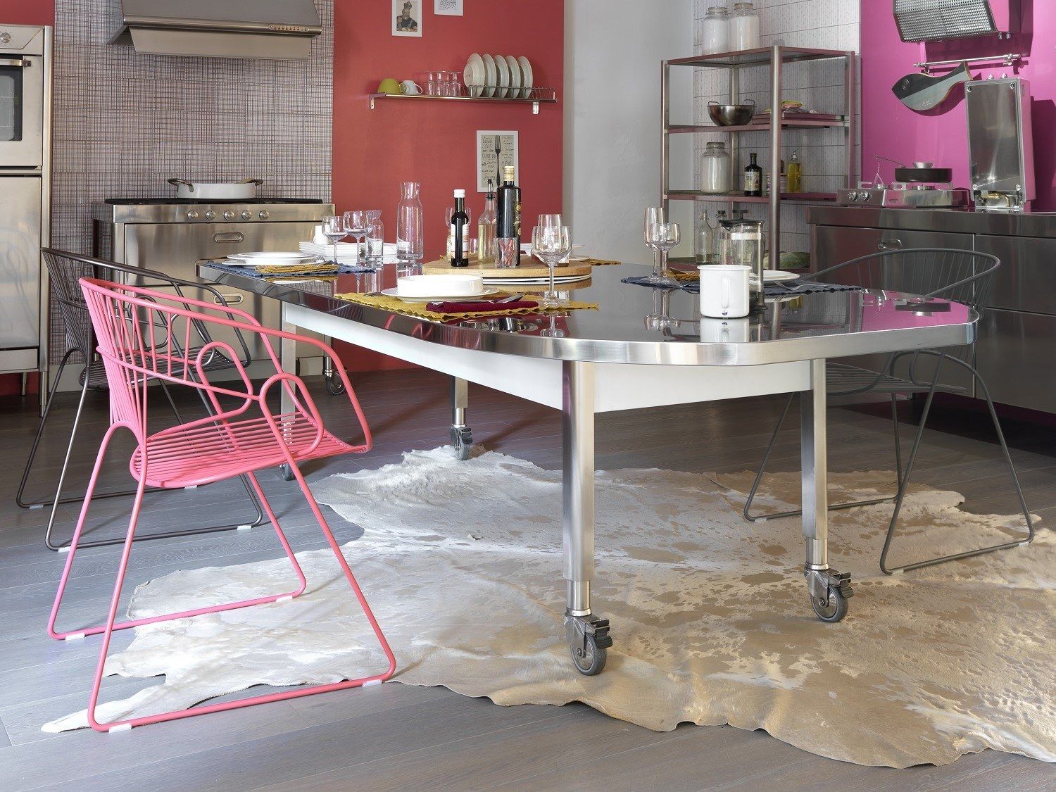 Стальной стул с подлокотниками SITIA JAPAN ARCH-00091205 - Вид №4