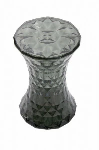 Стул-пуф прозрачный серый Stone BRADEX HOME  00-3973901 Прозрачный;серый