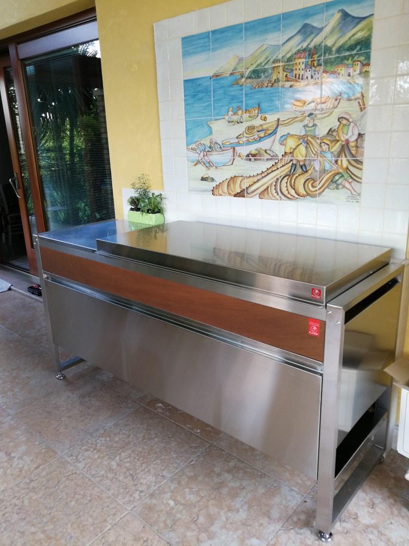PLA.NET Outdoor Cooking Мобильная летняя кухня с газовым барбекю Oasi sun-id-1395642 - Вид №8