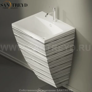 ACER07501RSZB Подвесная раковина настенная прямоугольная Agape 750 белая