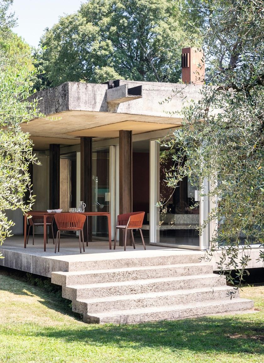 FAST Садовый стул из алюминия и ткани с подлокотниками Ria 7601 - 7602 - Вид №3