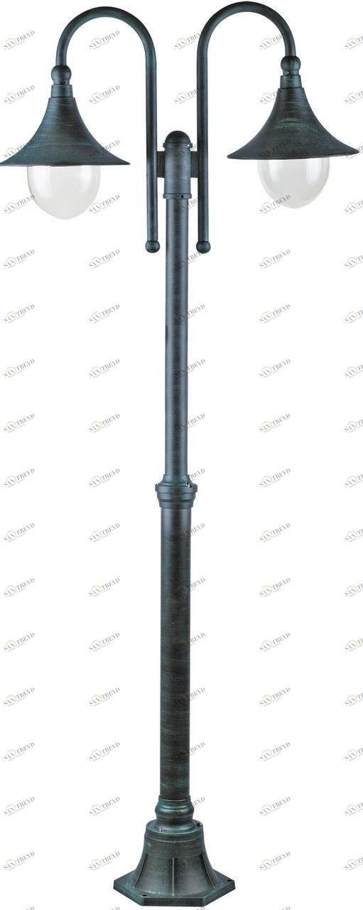 Садово-парковый светильник Arte Lamp Malaga A1086PA-2BG ARTE LAMP ФОНАРЬ 268770 Медь 