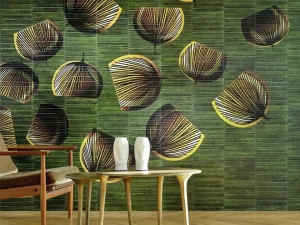 Élitis Панорамные моющиеся виниловые обои Anguille big croco legend