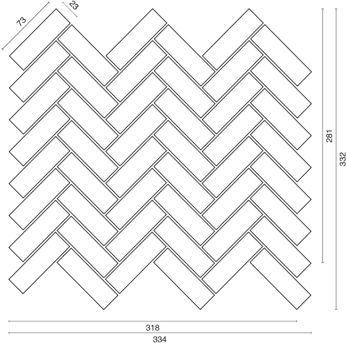 Ideamarmo Мраморная мозаика Botticino Taylor Tlr 1003 - Вид №1