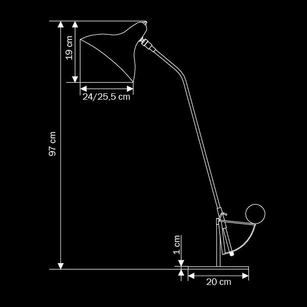 Настольная лампа Lightstar Manti 764904 LIGHTSTAR КЛАССИЧЕСКИЕ 079556 Серый;хром  - Вид №1