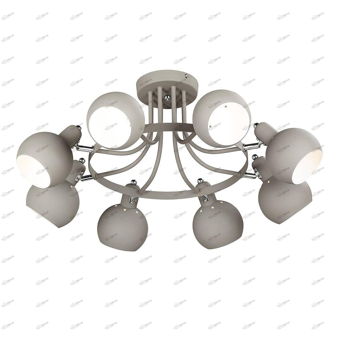 Потолочная люстра Vitaluce V5188/8 VITALUCE ДИЗАЙНЕРСКИЕ 194260 Серый 