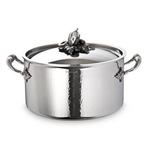 Кастрюля Opus Prima OPA2614X, с крышкой, нержавеющая сталь, Ø26 см, 8 л