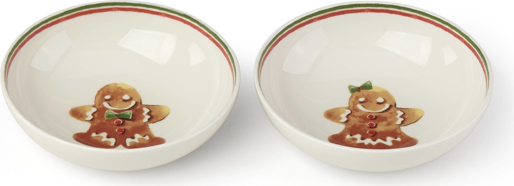 10613459 Lenox Набор салатников индивид-х Lenox "Имбирный пряник" 12,7см, 2шт Фарфор, Керамика 