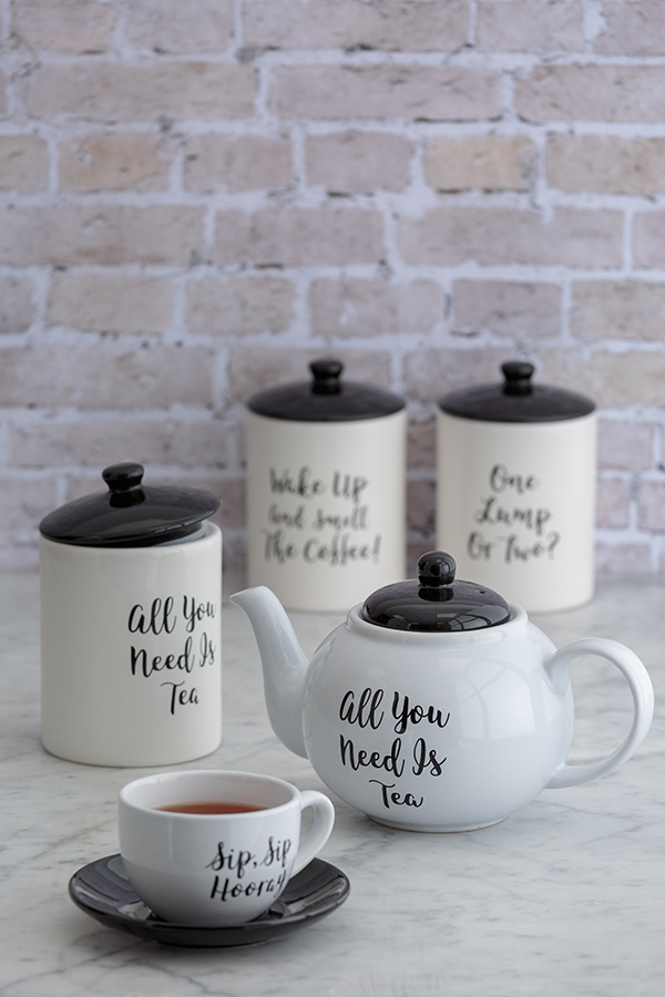 P_0059.600 Емкость для хранения чая carnaby script 650 мл Price&Kensington  - Вид №1