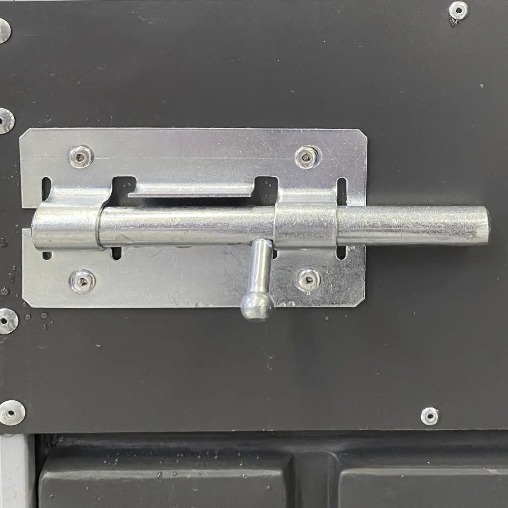 Туалетная кабина Гамма Дачная 106x108.5x222.5 см пластик графит Santreyd STLM-2108607 - Вид №5