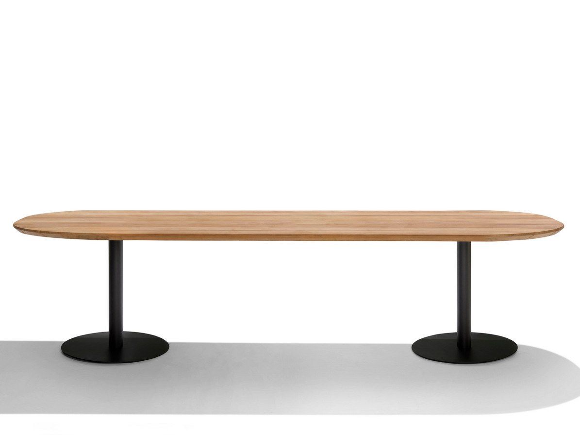 Садовый стол из тикового дерева TRIBÙ T-Table ARCH-00065281 - Вид №1