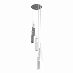 Подвесная люстра Lightstar Cilino 756054 LIGHTSTAR ДИЗАЙНЕРСКИЕ, CILINO 118159 Хром