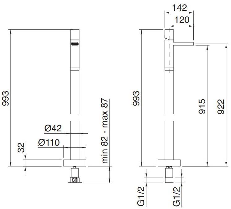 Rubinetterie Treemme Nanotech  5414  - Вид №3
