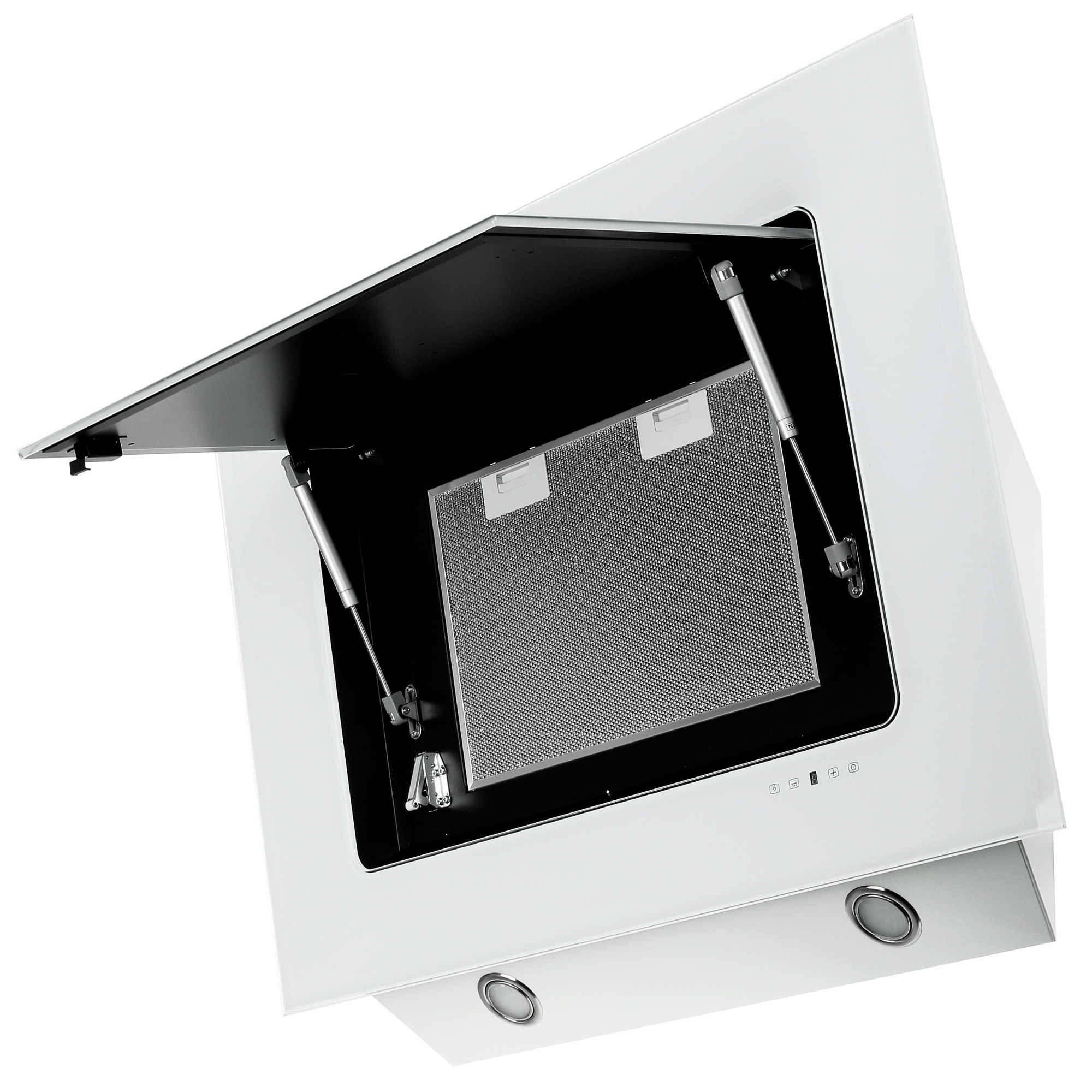 1149436 Вытяжка наклонная ELIKOR Оникс 90П-1000-Е4Д белый/белый STDN-0050227 - Вид №2