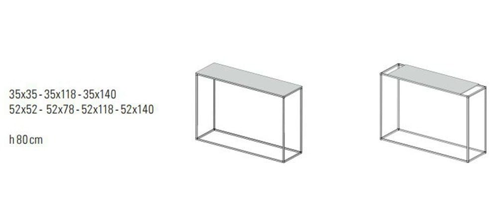 Прямоугольная консоль Desalto HELSINKI 15 ARCH-00036266 - Вид №4