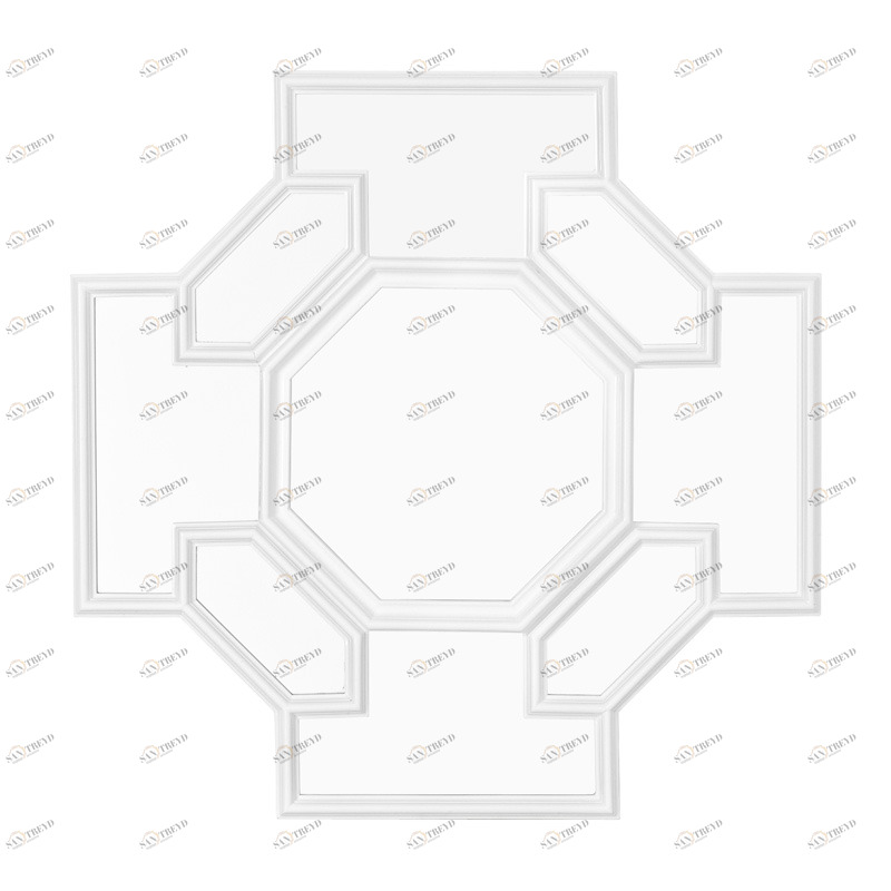 Зеркало круглое в белой раме Borromeo от Eichholtz EICHHOLTZ ДИЗАЙНЕРСКИЕ 247122 Белый 