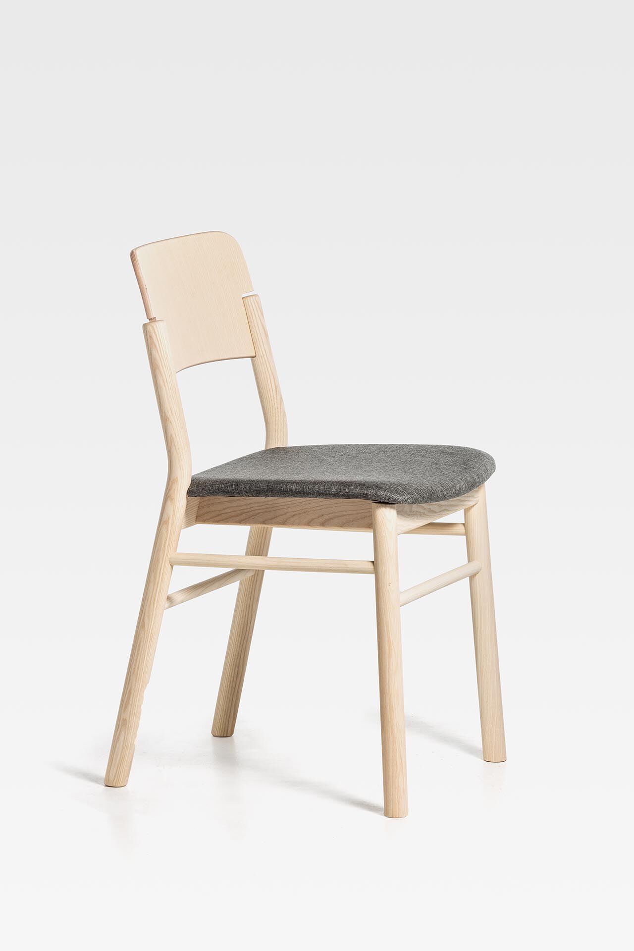 Деревянный стул с мягким сиденьем SIPA ARCH-00082050 - Вид №1